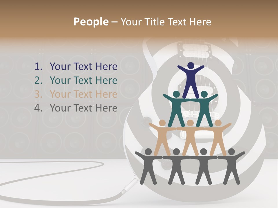 Sound Instrument Speaker PowerPoint Template