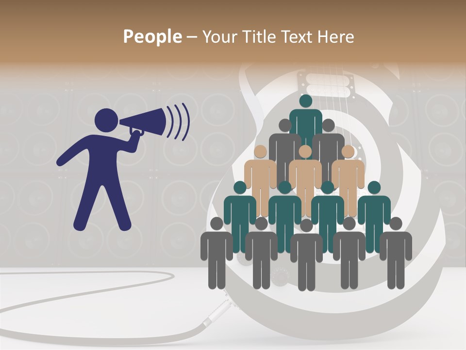 Sound Instrument Speaker PowerPoint Template