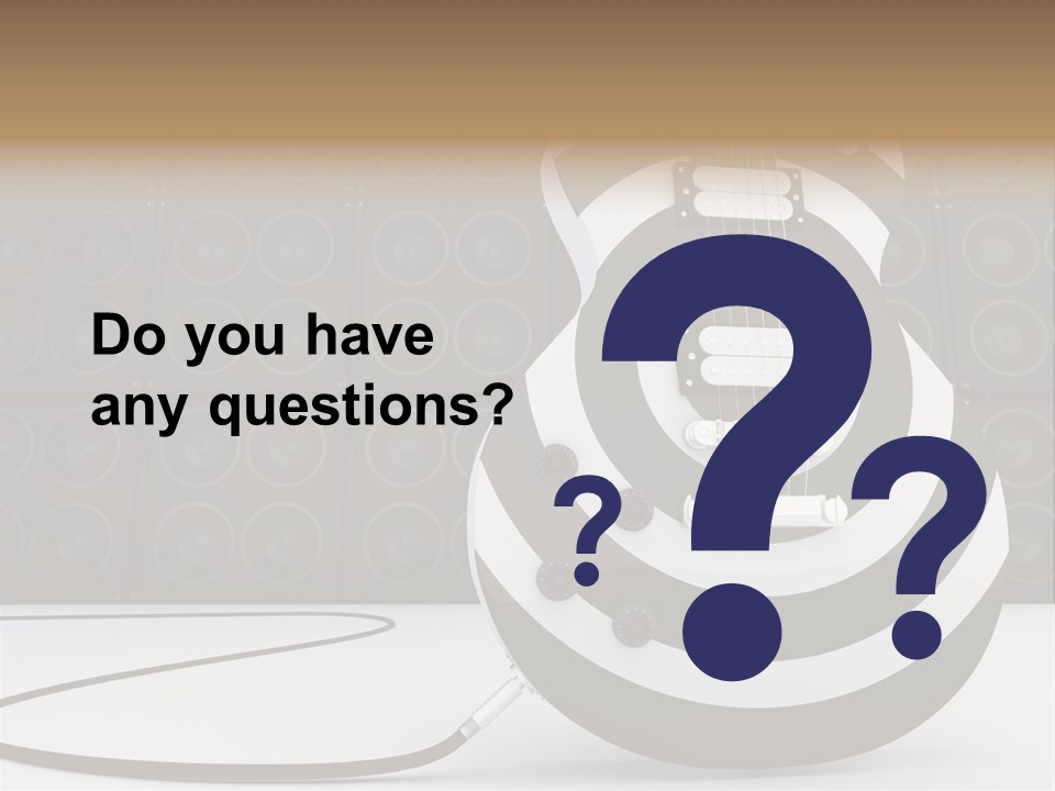 Sound Instrument Speaker PowerPoint Template