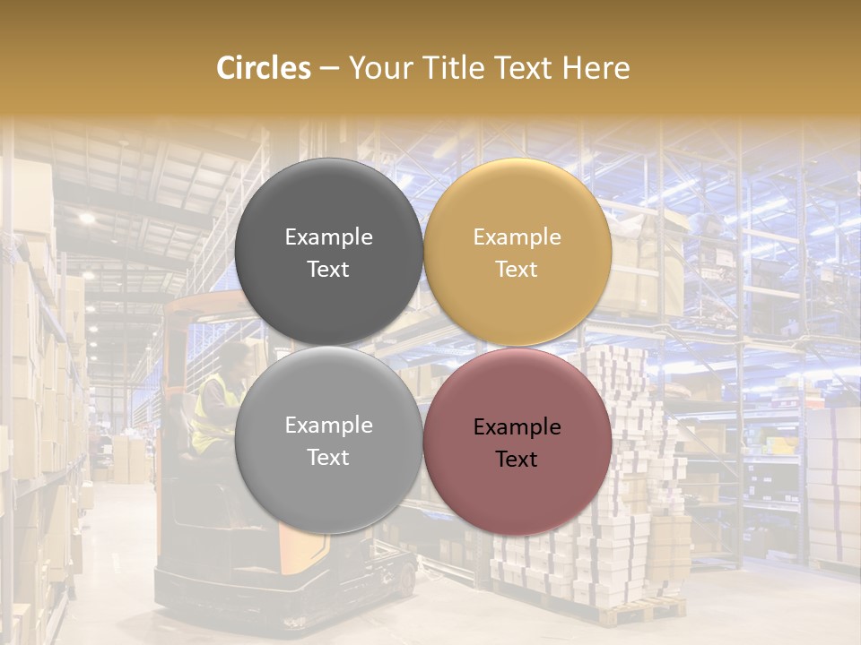 Warehouse Uniform Delivering PowerPoint Template