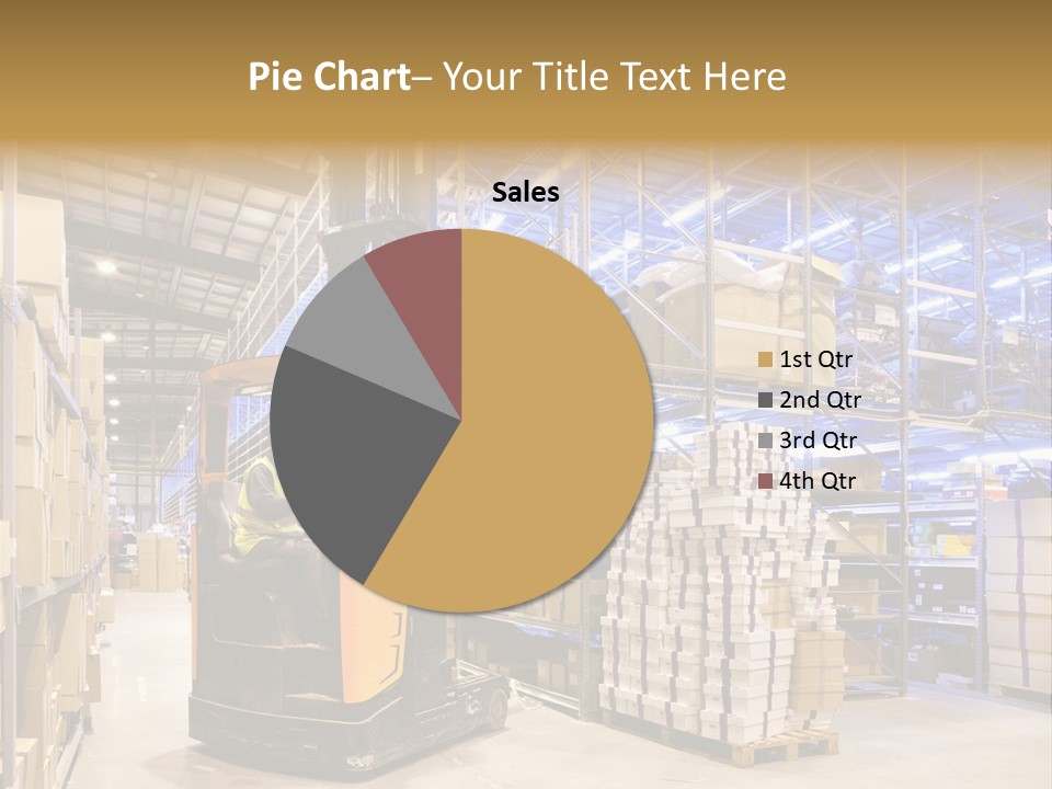 Warehouse Uniform Delivering PowerPoint Template