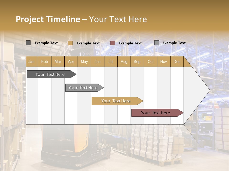 Warehouse Uniform Delivering PowerPoint Template
