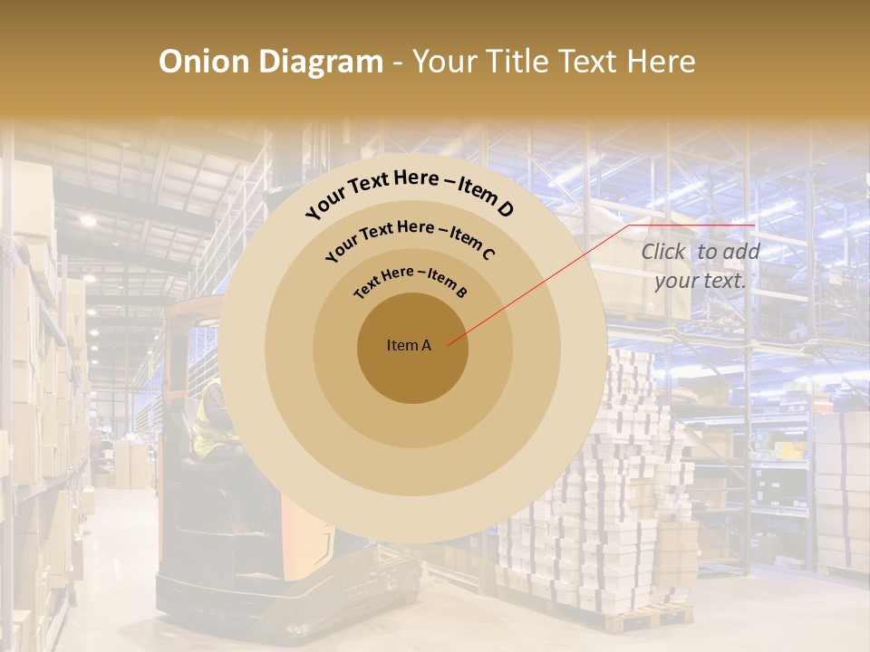 Warehouse Uniform Delivering PowerPoint Template