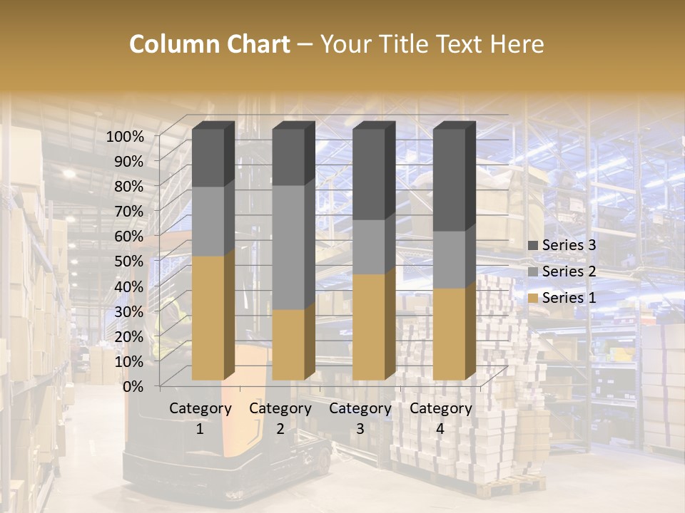 Warehouse Uniform Delivering PowerPoint Template