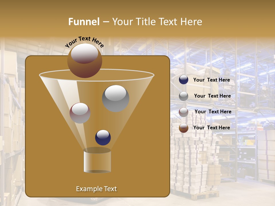 Warehouse Uniform Delivering PowerPoint Template