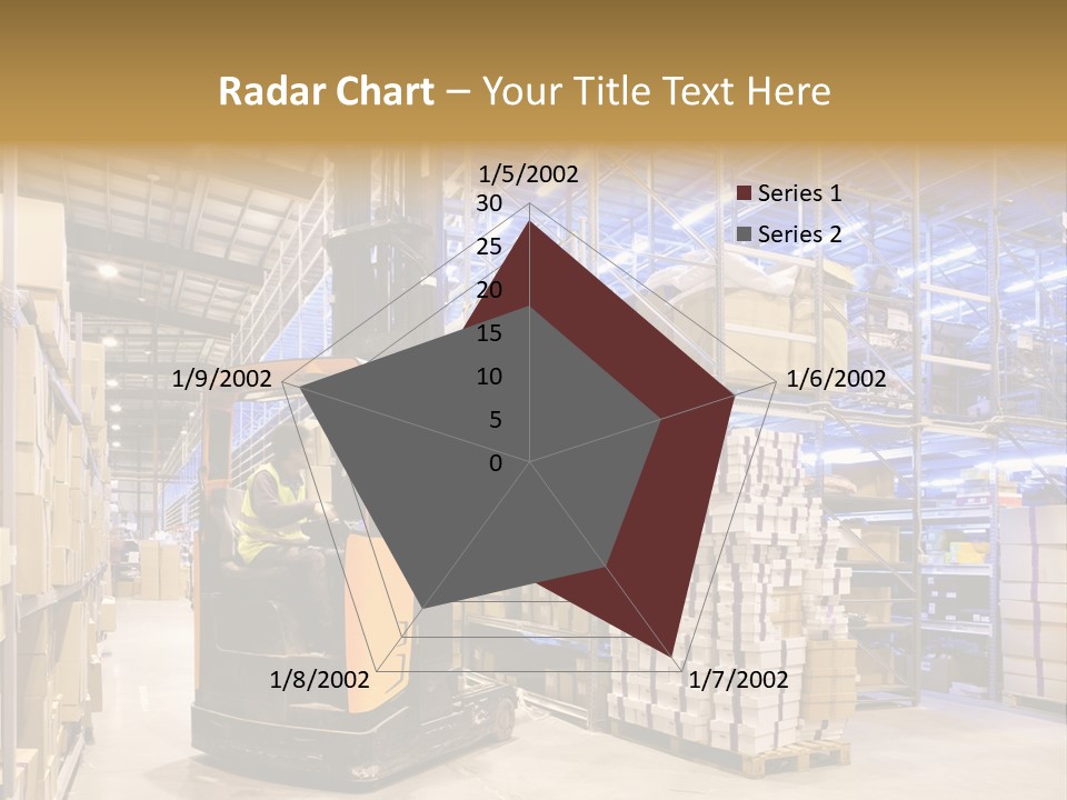 Warehouse Uniform Delivering PowerPoint Template