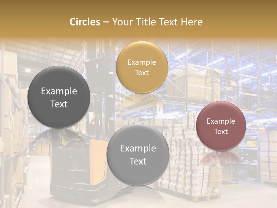 Warehouse Uniform Delivering PowerPoint Template