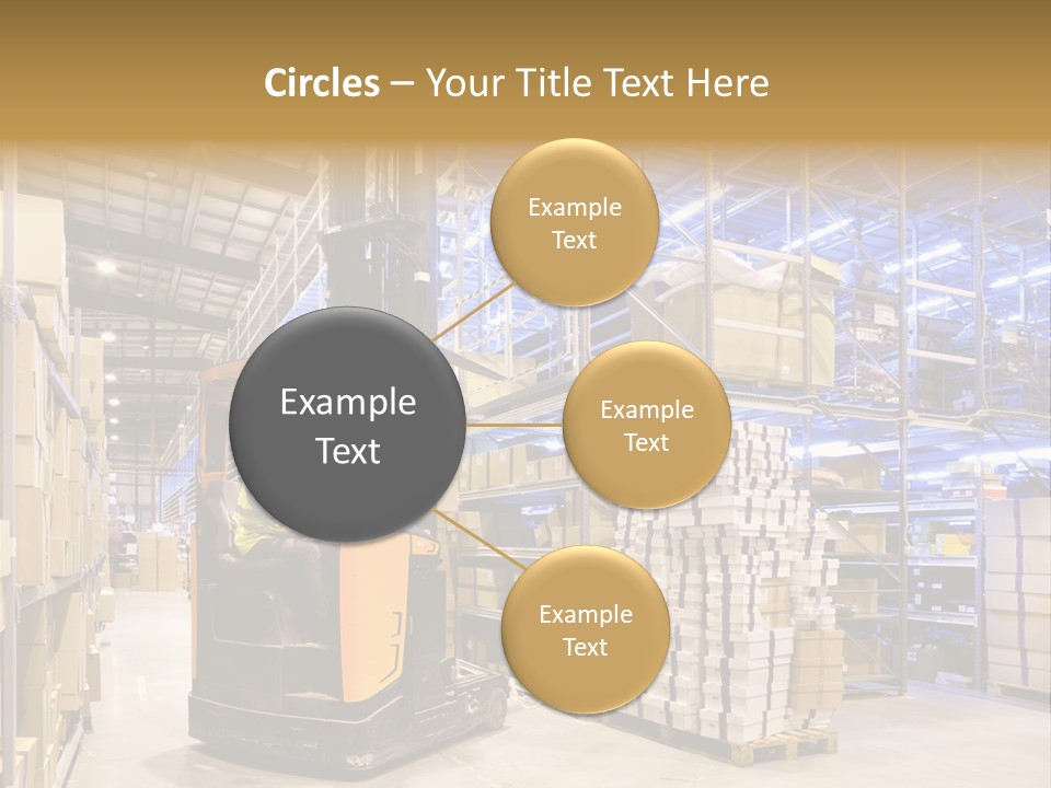 Warehouse Uniform Delivering PowerPoint Template