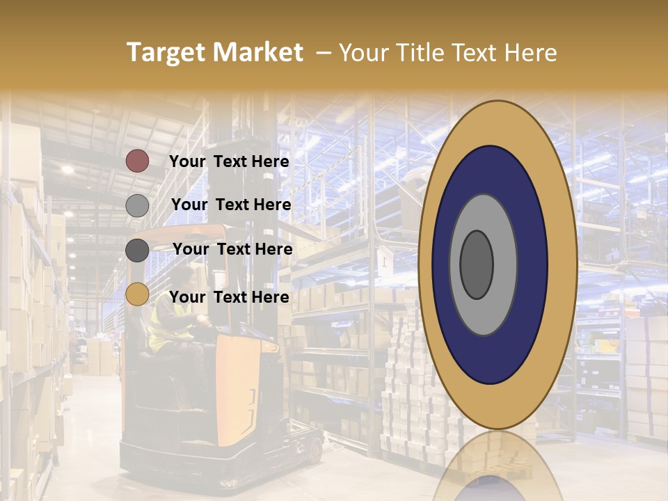 Warehouse Uniform Delivering PowerPoint Template