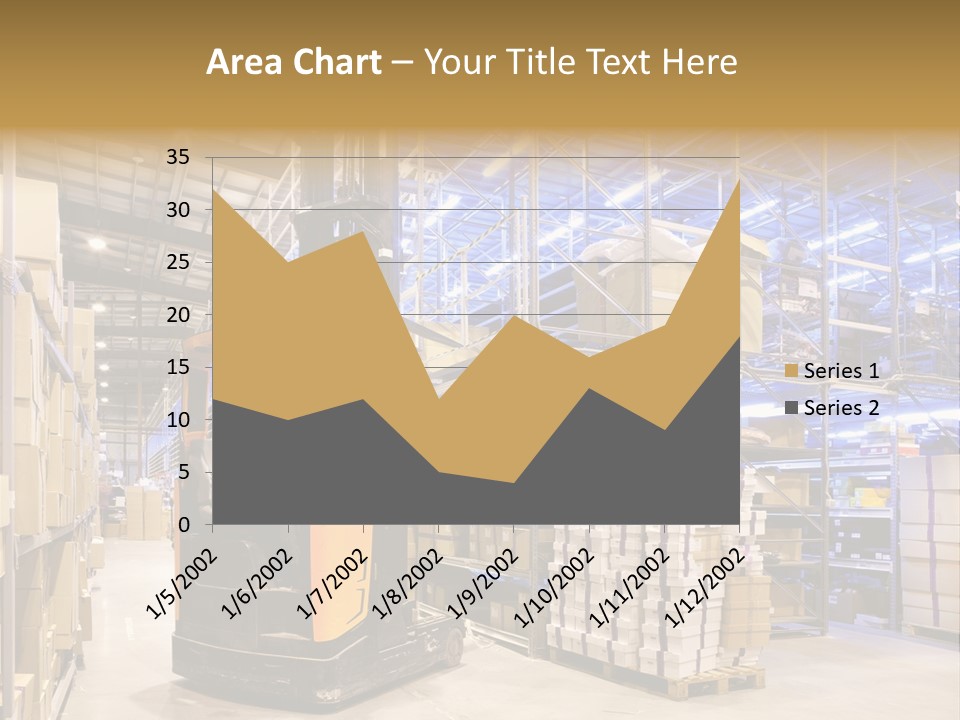 Warehouse Uniform Delivering PowerPoint Template