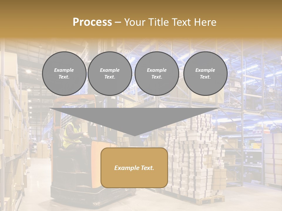 Warehouse Uniform Delivering PowerPoint Template