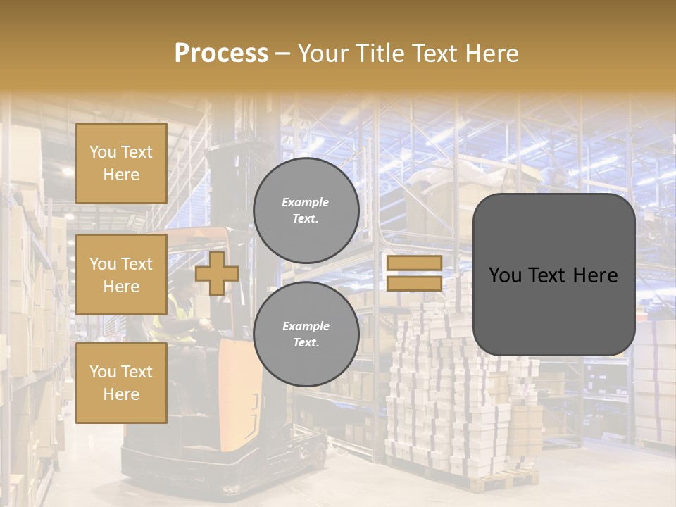 Warehouse Uniform Delivering PowerPoint Template