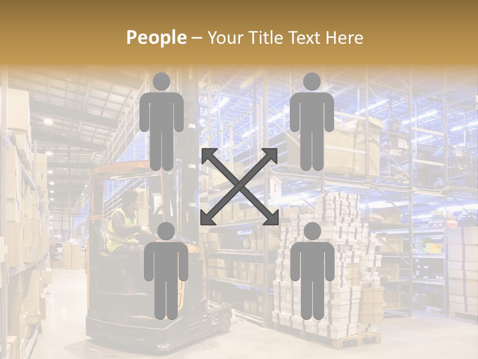 Warehouse Uniform Delivering PowerPoint Template