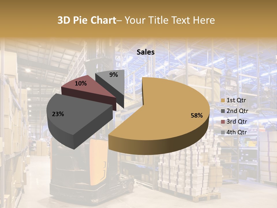 Warehouse Uniform Delivering PowerPoint Template