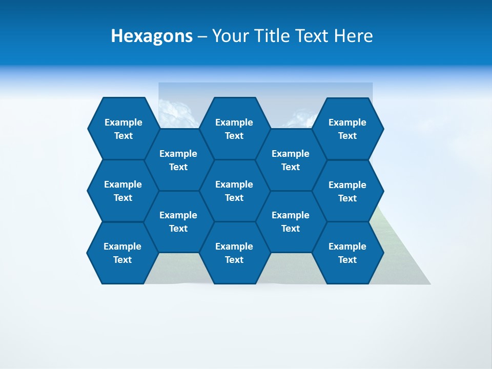 Blue Photo Environment PowerPoint Template