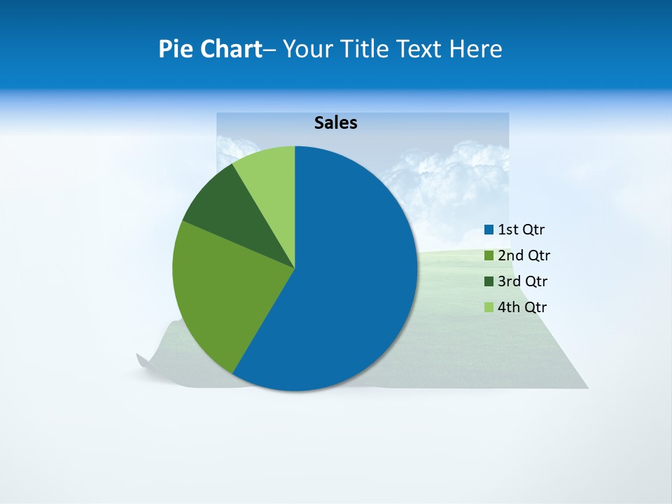 Blue Photo Environment PowerPoint Template