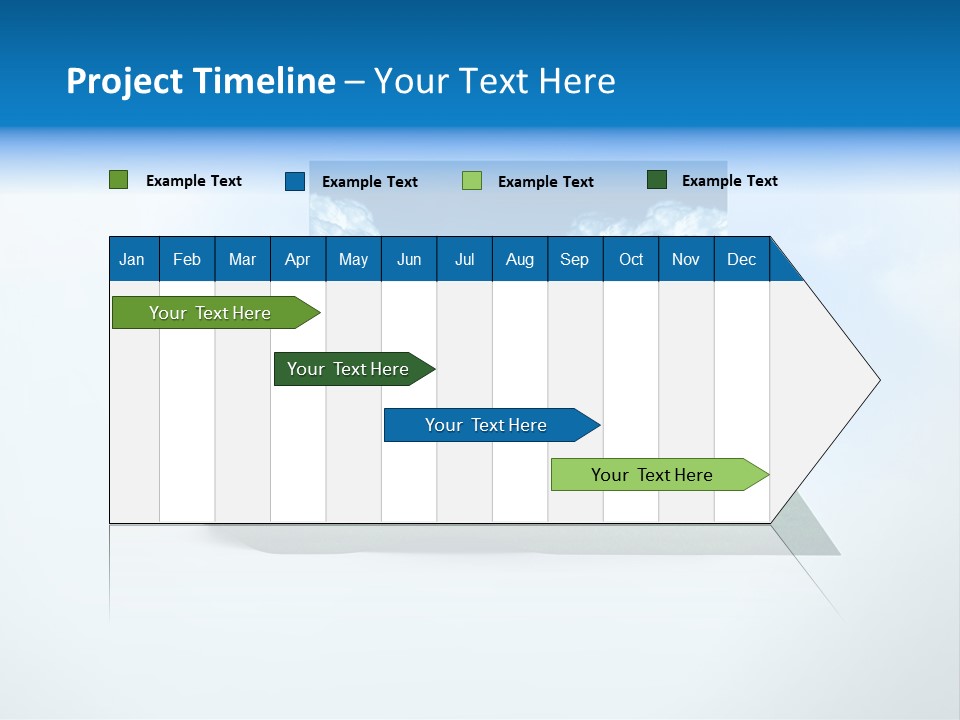 Blue Photo Environment PowerPoint Template