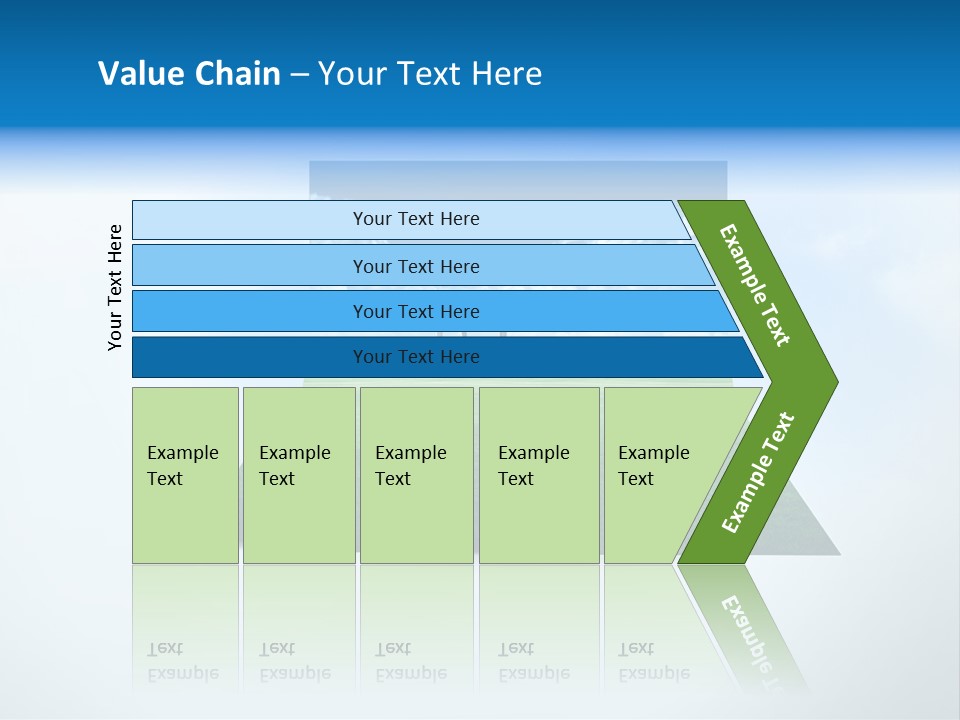 Blue Photo Environment PowerPoint Template