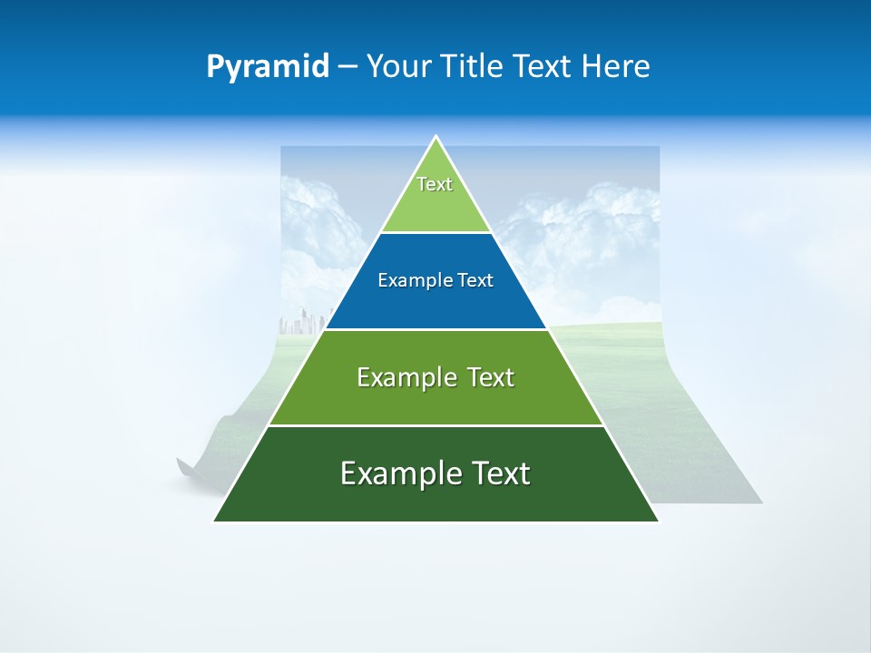 Blue Photo Environment PowerPoint Template