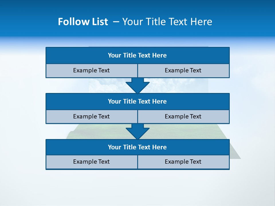 Blue Photo Environment PowerPoint Template