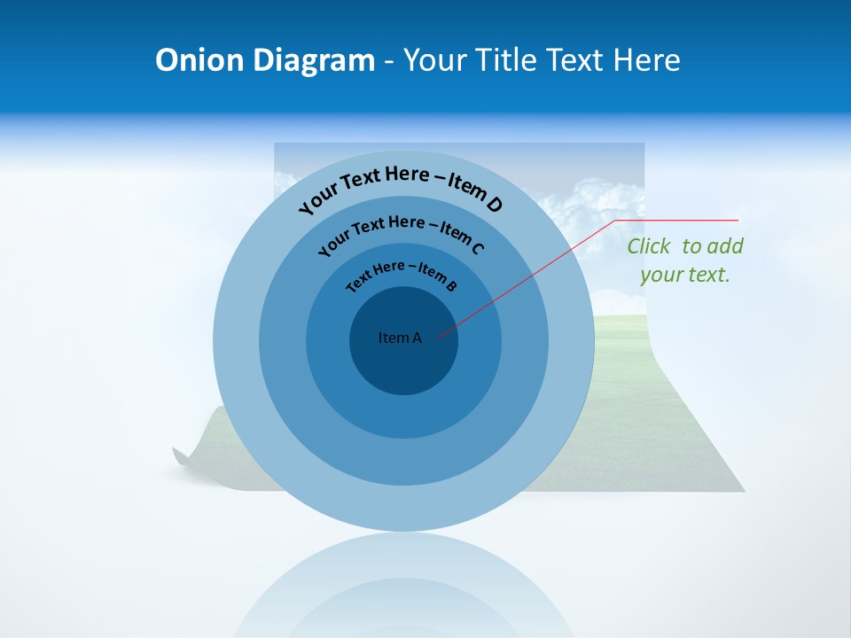 Blue Photo Environment PowerPoint Template