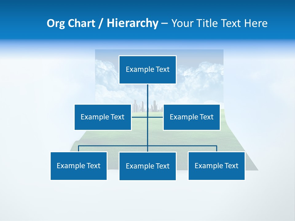 Blue Photo Environment PowerPoint Template