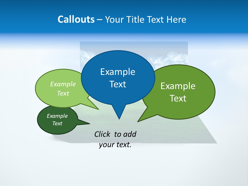 Blue Photo Environment PowerPoint Template