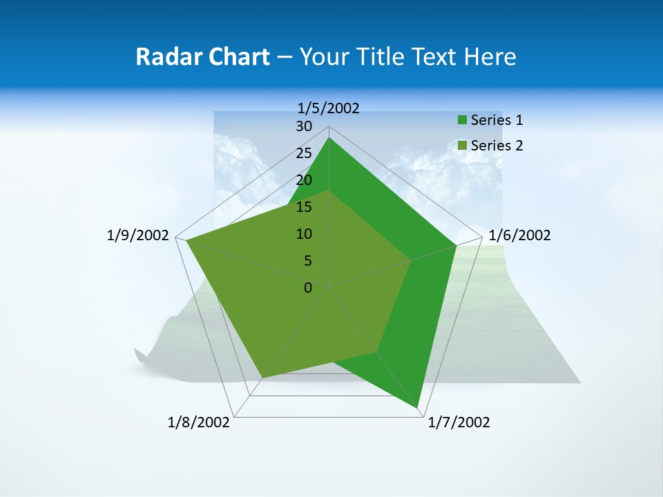 Blue Photo Environment PowerPoint Template