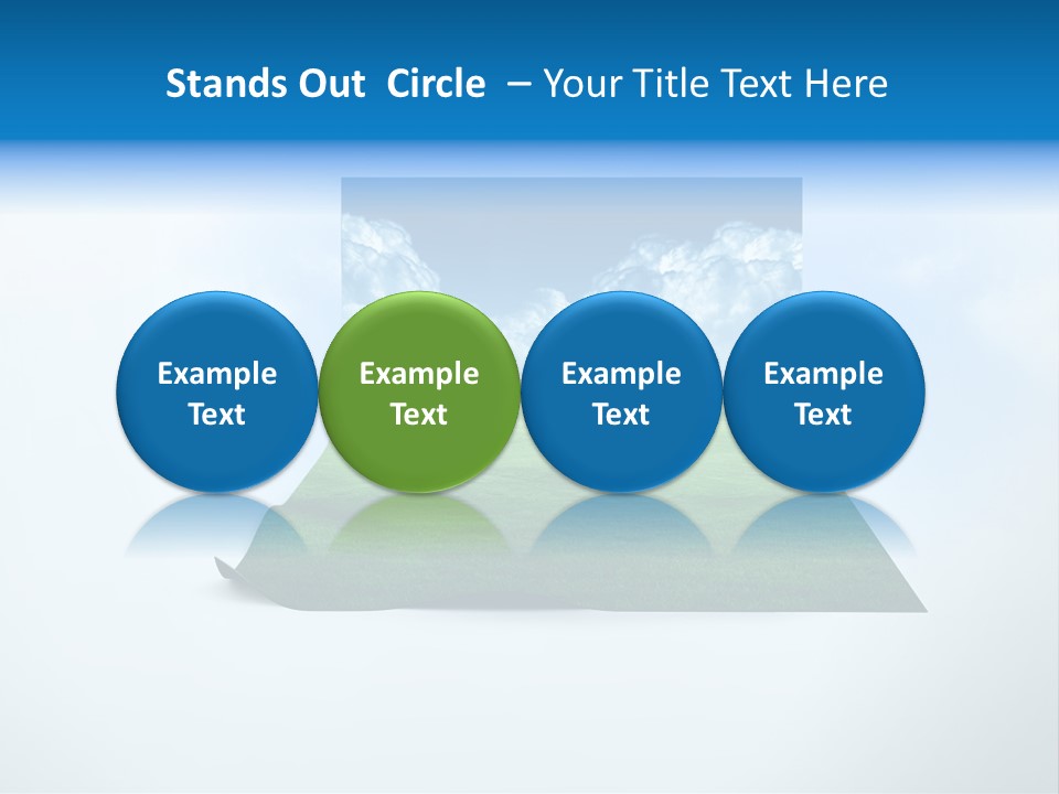 Blue Photo Environment PowerPoint Template