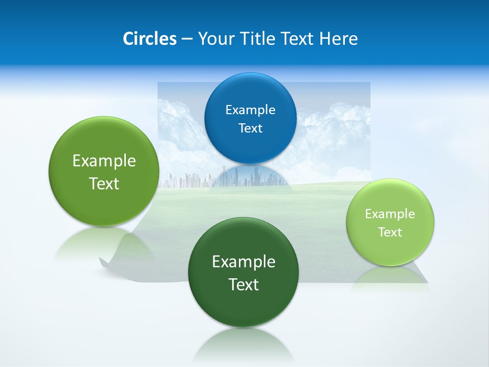 Blue Photo Environment PowerPoint Template