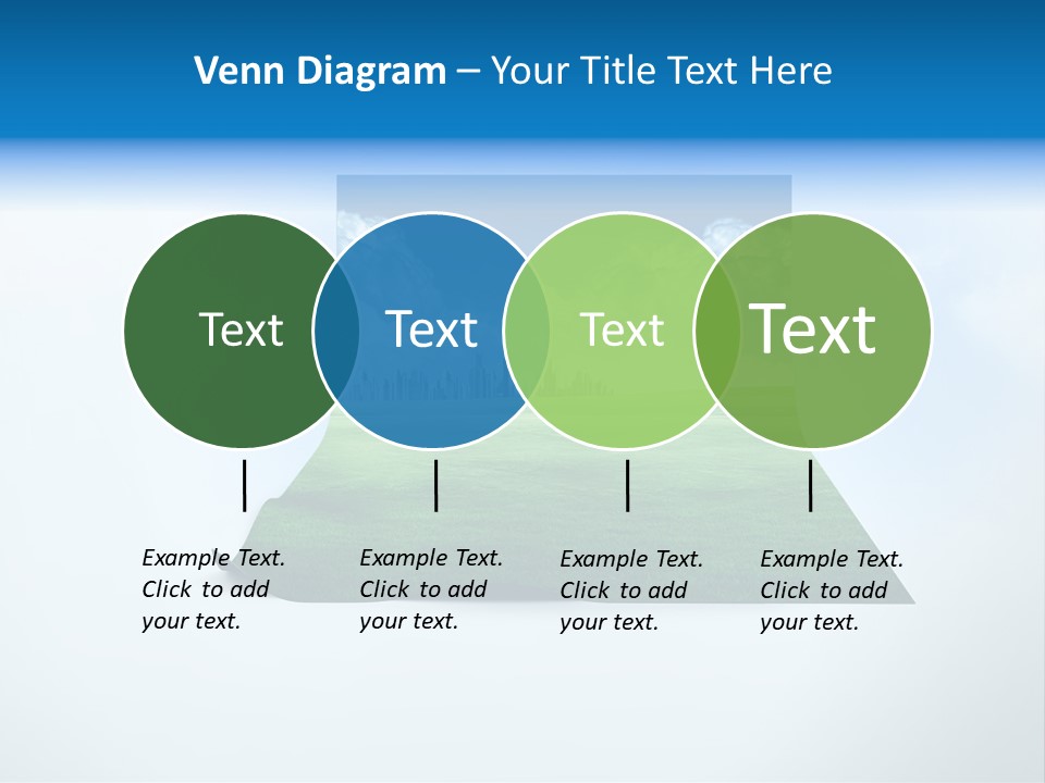 Blue Photo Environment PowerPoint Template