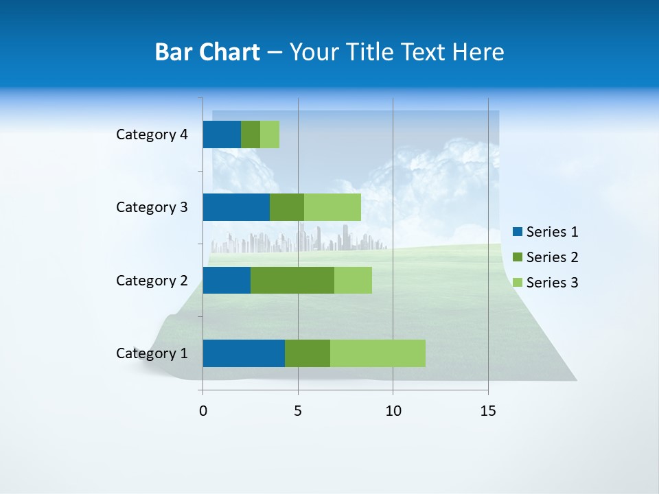 Blue Photo Environment PowerPoint Template