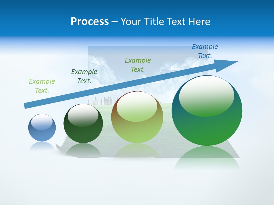 Blue Photo Environment PowerPoint Template