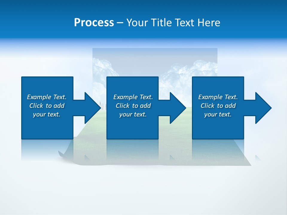 Blue Photo Environment PowerPoint Template