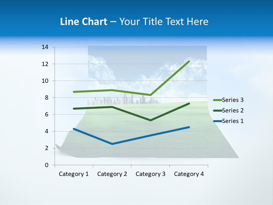 Blue Photo Environment PowerPoint Template