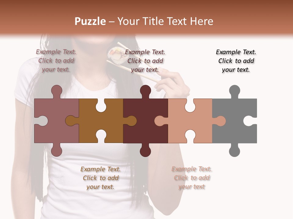 Lunch Laugh Jeans PowerPoint Template