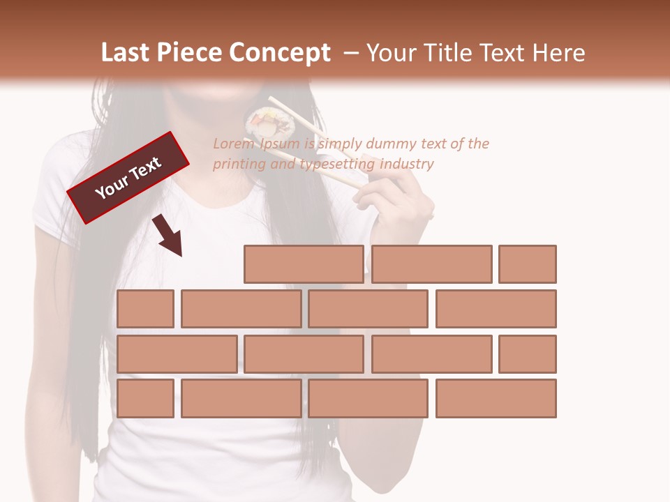 Lunch Laugh Jeans PowerPoint Template