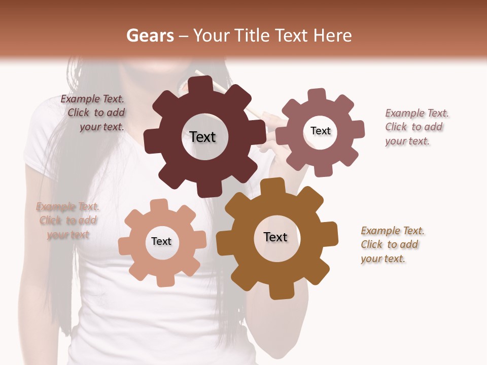 Lunch Laugh Jeans PowerPoint Template