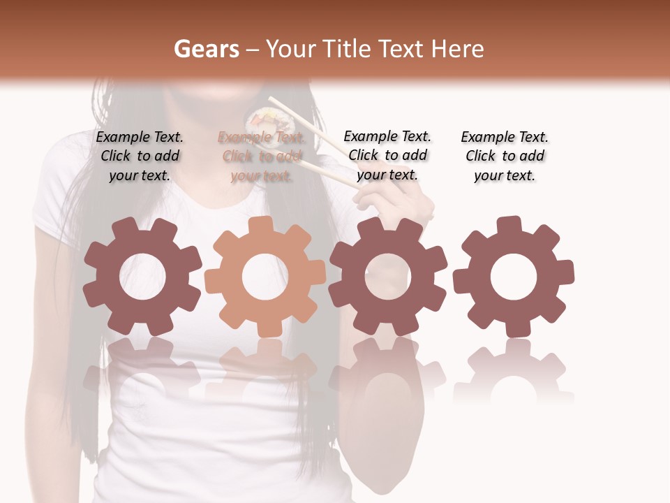 Lunch Laugh Jeans PowerPoint Template