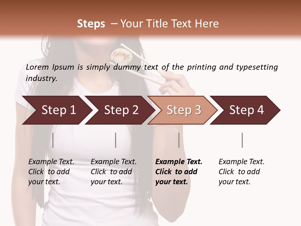 Lunch Laugh Jeans PowerPoint Template