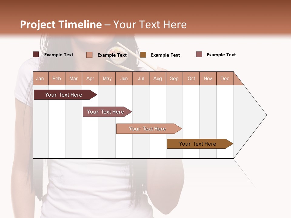 Lunch Laugh Jeans PowerPoint Template