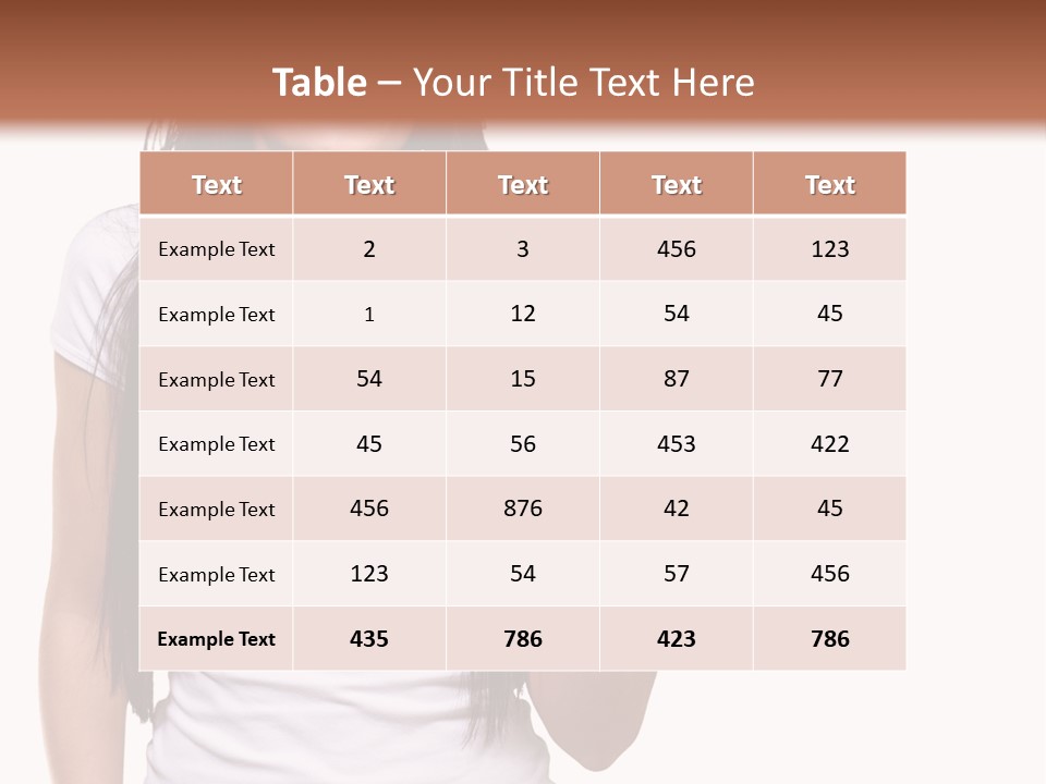 Lunch Laugh Jeans PowerPoint Template