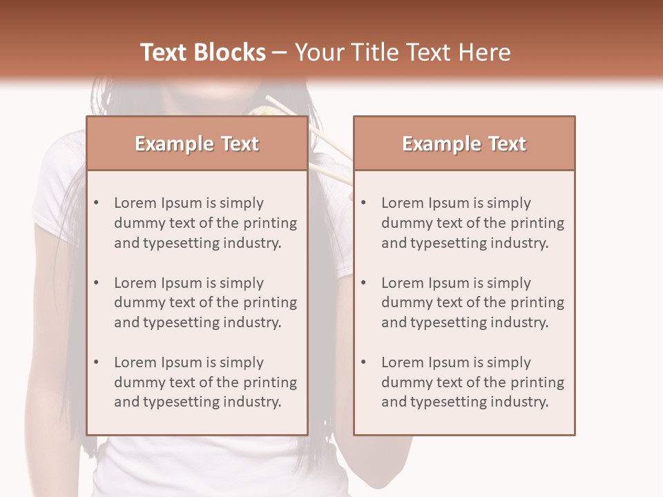 Lunch Laugh Jeans PowerPoint Template