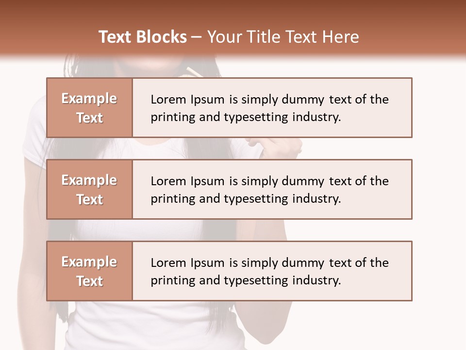 Lunch Laugh Jeans PowerPoint Template