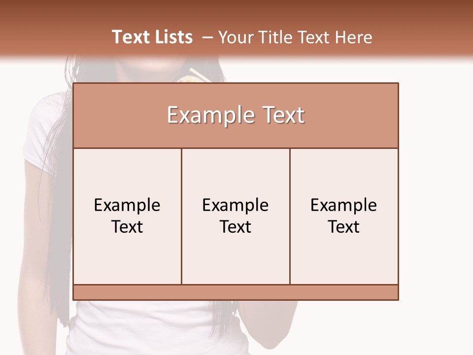 Lunch Laugh Jeans PowerPoint Template