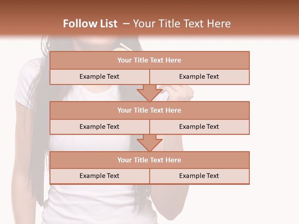 Lunch Laugh Jeans PowerPoint Template