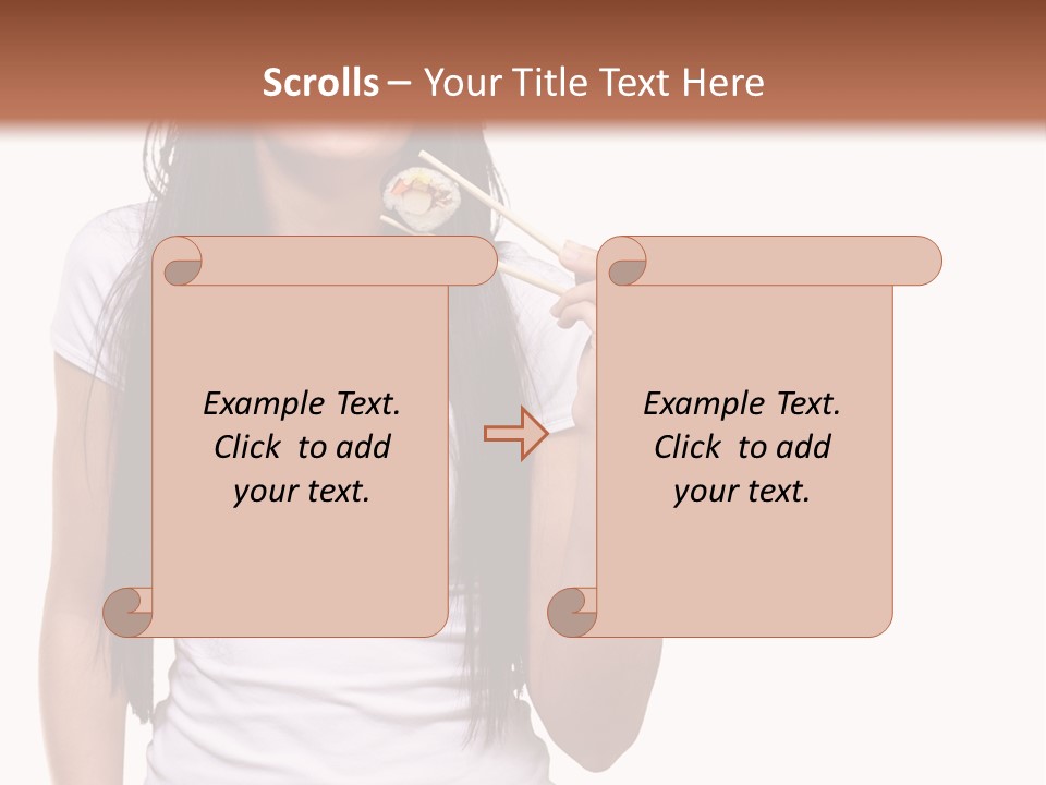 Lunch Laugh Jeans PowerPoint Template