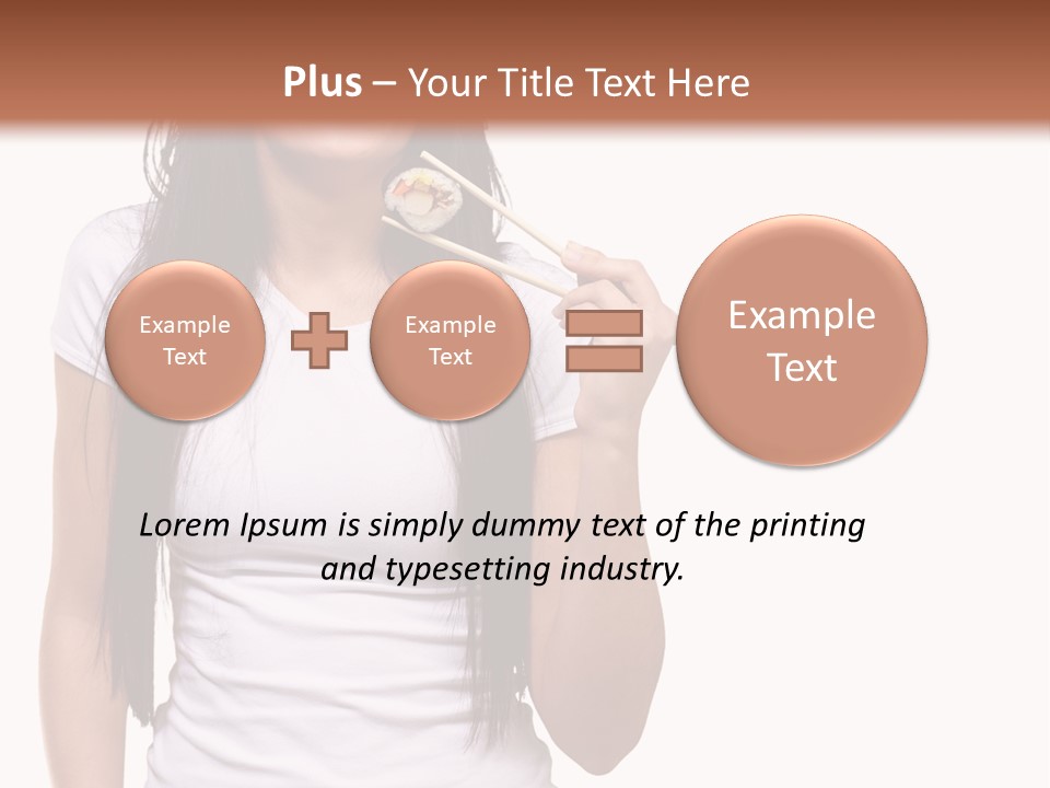 Lunch Laugh Jeans PowerPoint Template