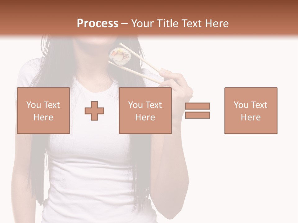 Lunch Laugh Jeans PowerPoint Template