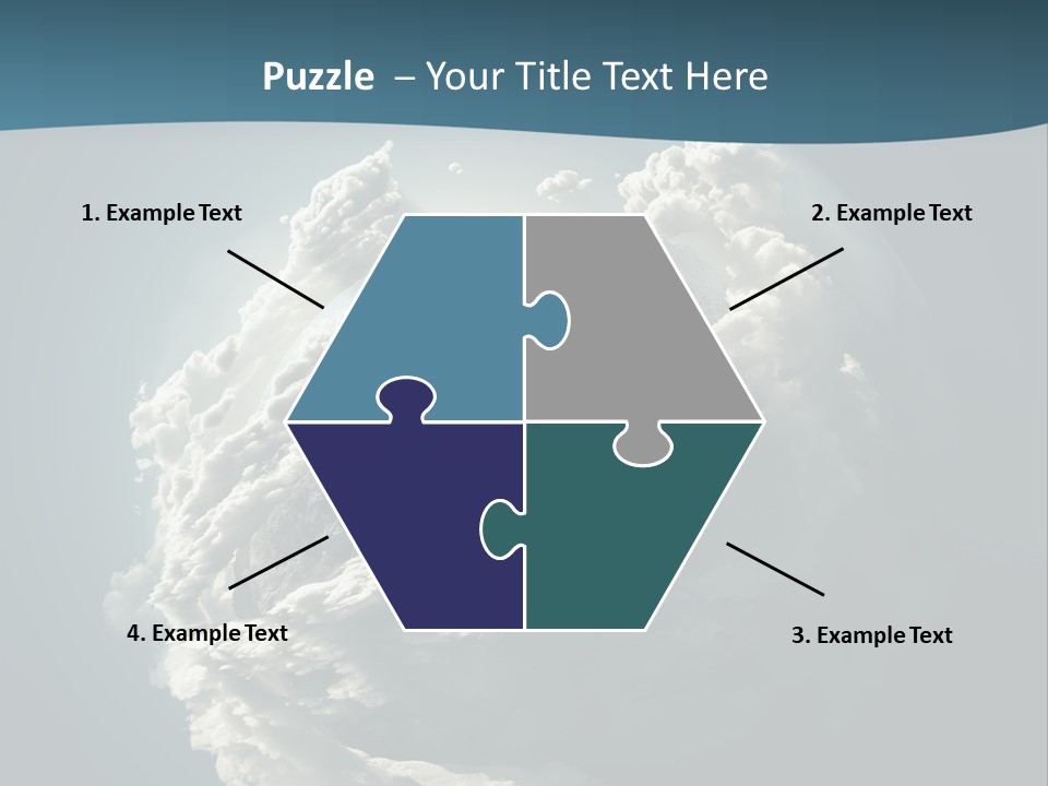 Coastline Atmosphere Clean PowerPoint Template